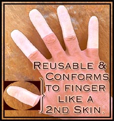 REUASABLE FINGER GLOVES By Carmel and Savona